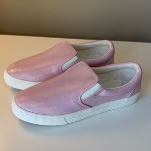 J.Crew Girls Metallic Slip-on Sneakers